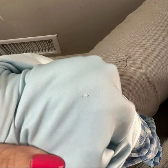 Wild Fable Blue Checkered Slip Style Mini Skirt Size XS - Picture 4 of 7